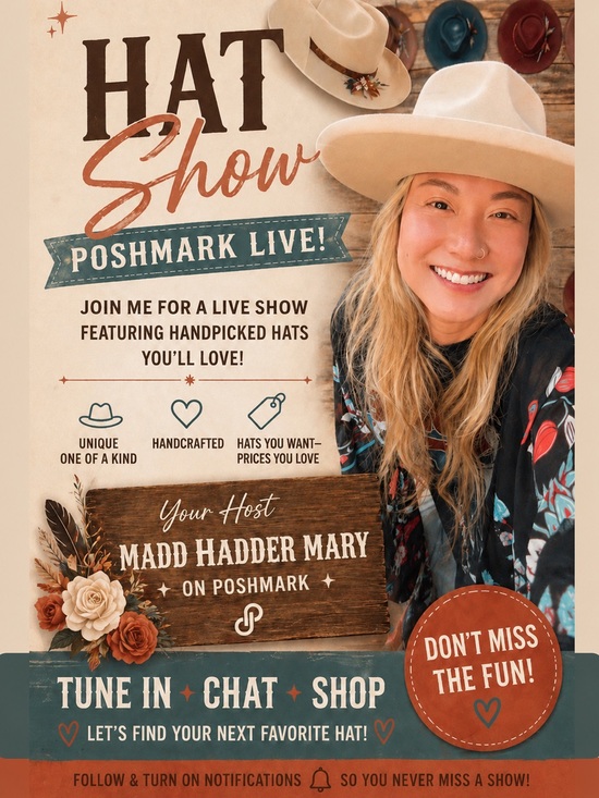 Madd Hadder Mary Accessories - LIVE Hat Show🤠🪩🦋